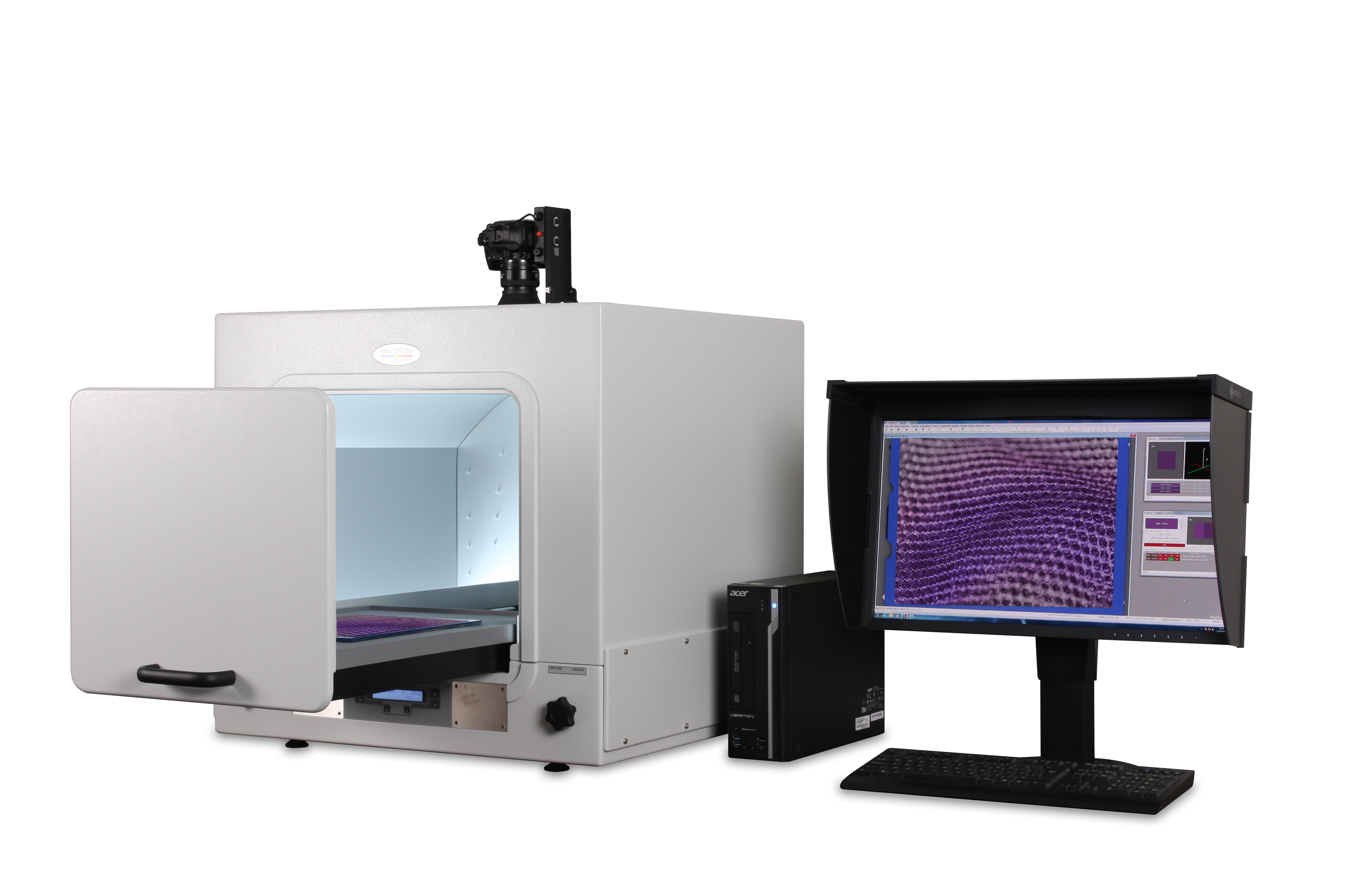 DigiEye is VeriVide's digital colour measurement and assessment system