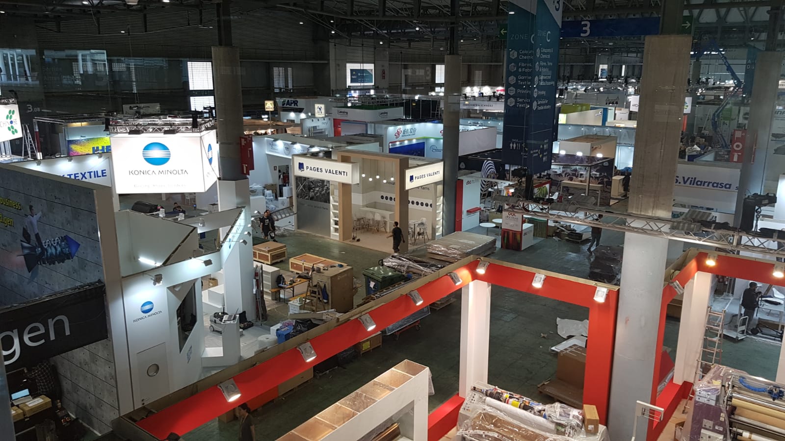 ITMA 2019 Birdseye View