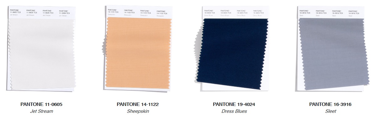 Pantone Top Trend Neutral Fashion Colours Autumn/ Winter 2020/2021