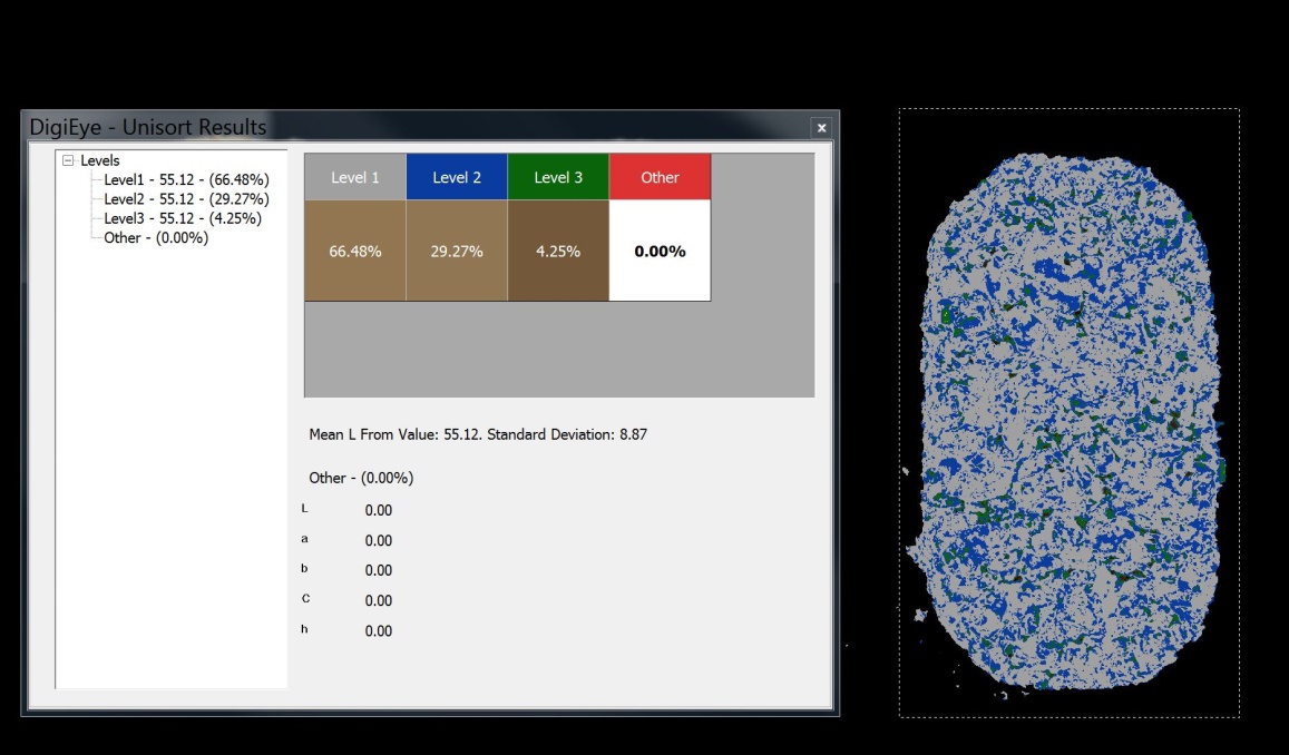 Appearance assessment in VeriVide's DigiEye system, the non-contact colour and appearance measurement equipment