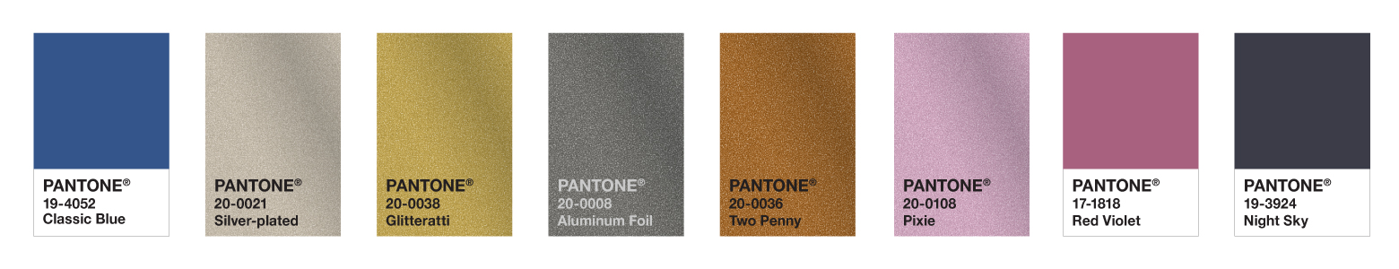 Pantone Colour Palette for Fashion and Accessories