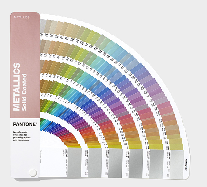 Pantone 5 Pantone Metallic Guides with 54 new shades