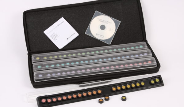 Farnsworth Munsell 100 Hue Test Kit contents