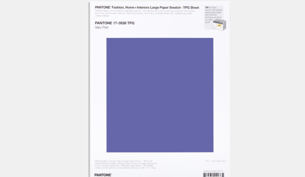 Pantone Very Peri TPG sheet