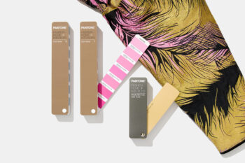 gold and pink colours from the FHI Coated Colors Guide set