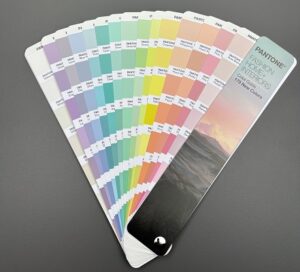 selection of Pantone Dualities pastel colours