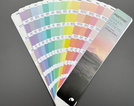 selection of Pantone Dualities pastel colours