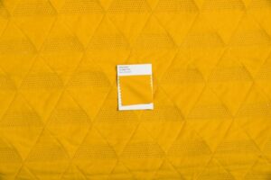 Pantone FHI Cotton swatch Library yellow swatch