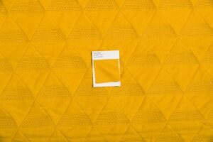 Pantone FHI Cotton swatch Library yellow swatch