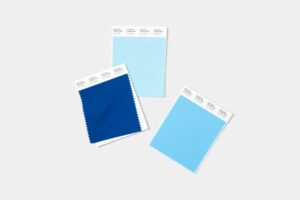 blue swatches