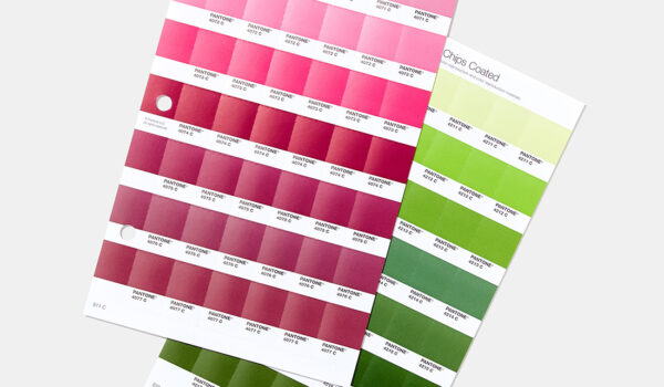 pages of red coloured squares and green coloured squares