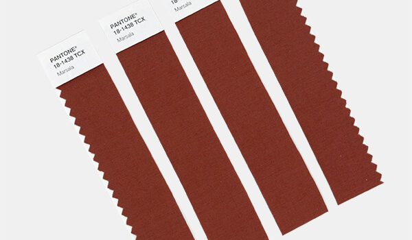 Pantone Smart Swatch cut into 4 strips