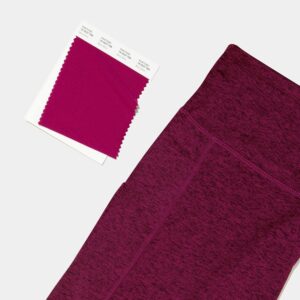 polyester swatch card and garment