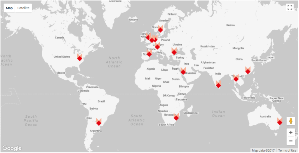 DigiEye Service & Support Centres Across The World