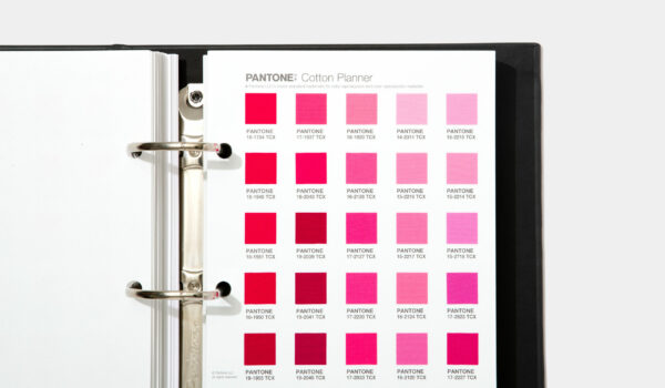 Pantone Cotton Planner red page