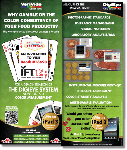 DigiEye in Vegas for IFT12 Booth 1369B