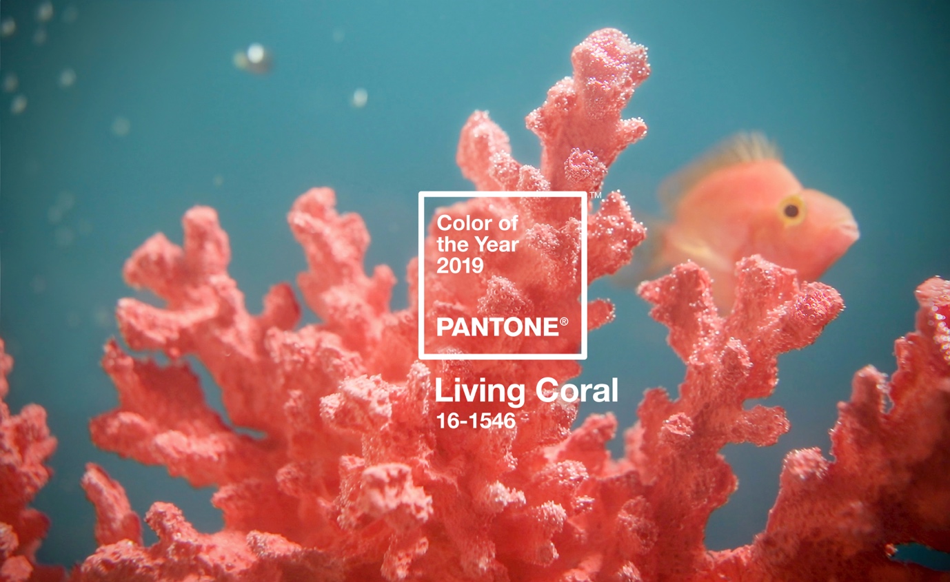 living coral colour