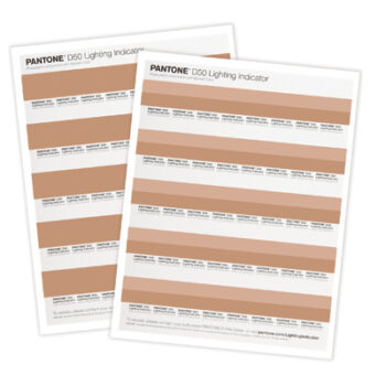 Pantone D50 Lighting Indicator Stickers