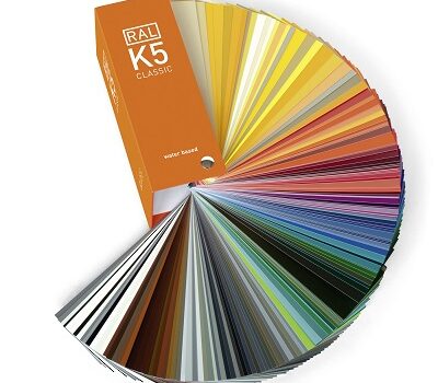 RAL Classic fan deck of paint colours