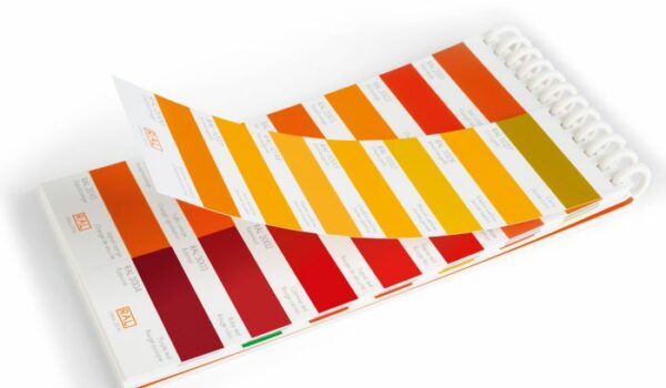 RAL K1 flipbook yellow and red pages