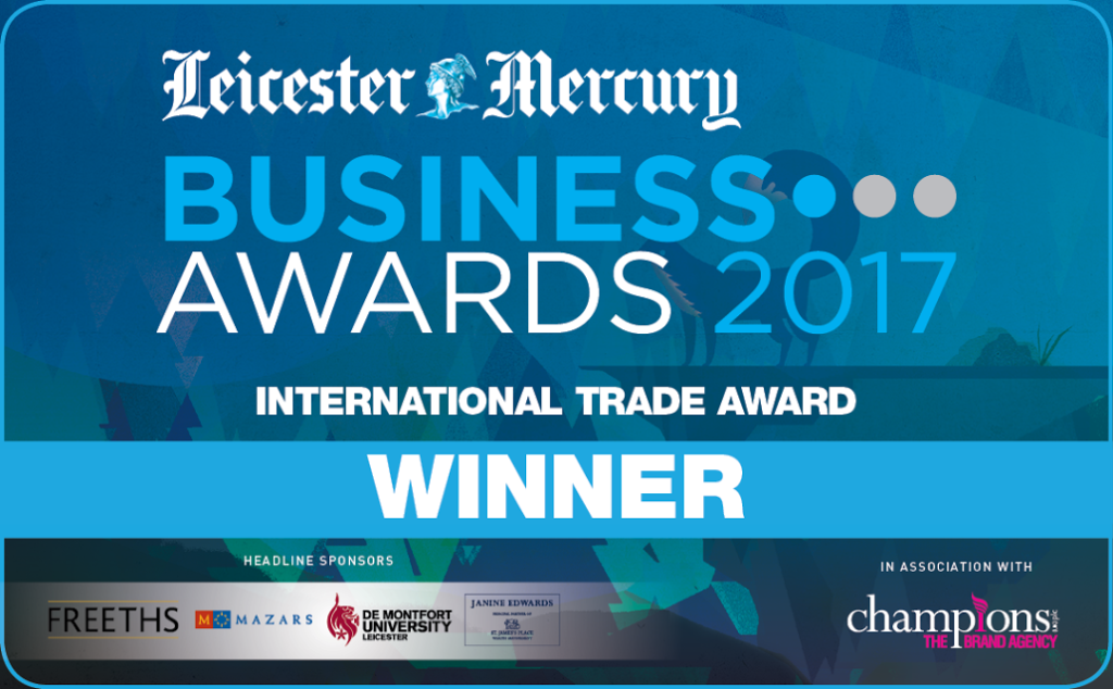 Winners of the Leicester Mercury International Trade Award