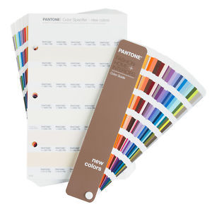 Pantone fan guide and chip pages supplement colours only