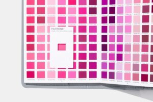 Red page from Pantone Paper Traveler book