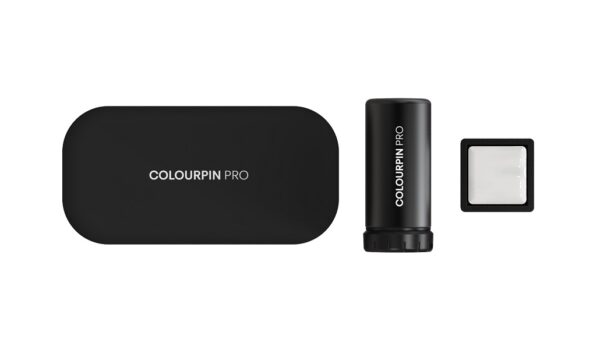 NCS Colourpin pro device showing calibration tile