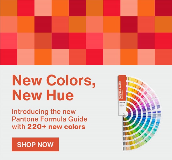 New Pantone PMS colours launch advert
