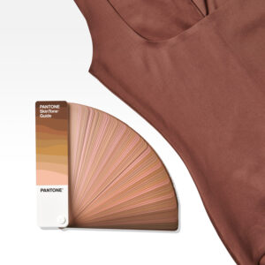 Pantone SkinTone Guide STG 202 with a typical garment