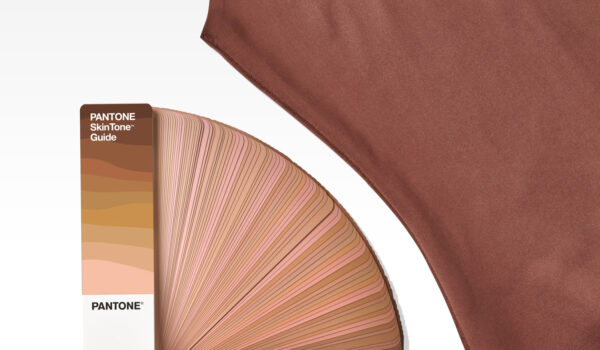 Pantone SkinTone Guide STG 202 with a typical garment