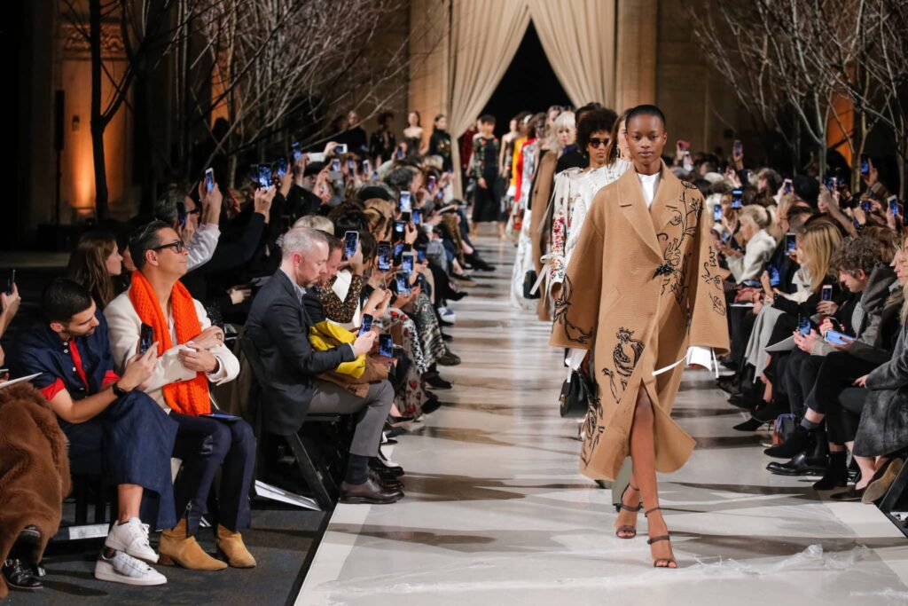 Models walk the runway at the 2024 New York Fashion Week 